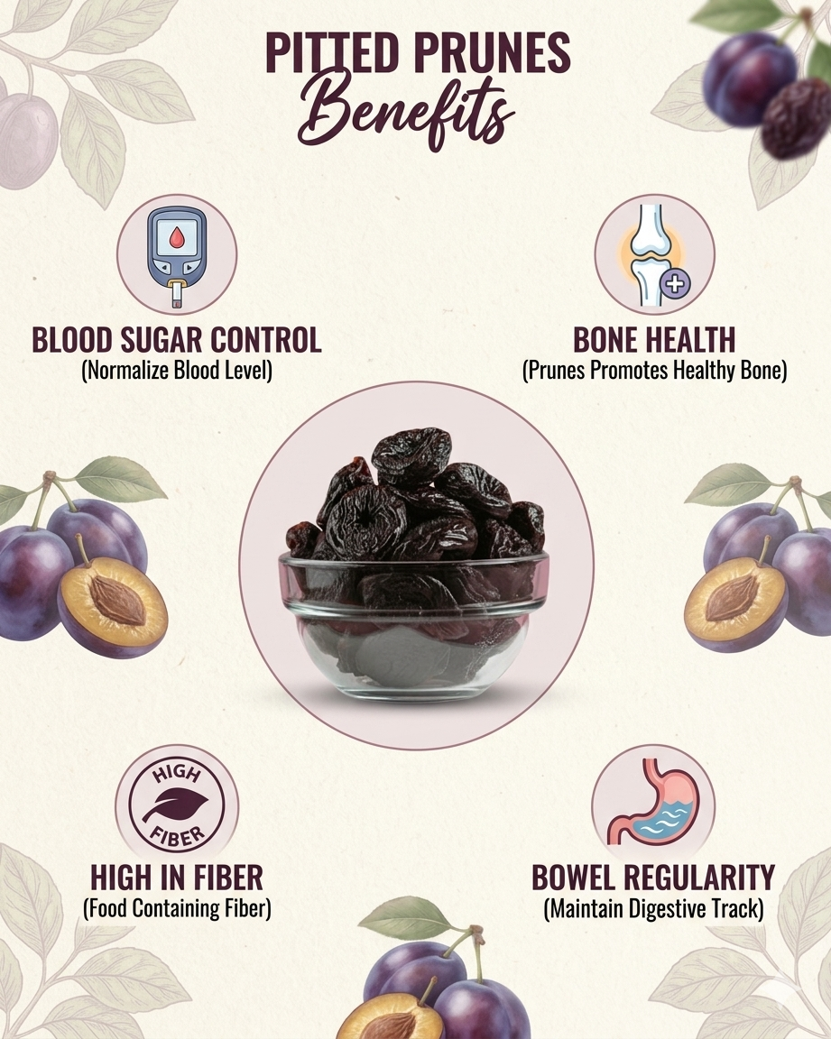 Sweetme Premium Pitted Prunes | Soft & Moist Prunes 200g