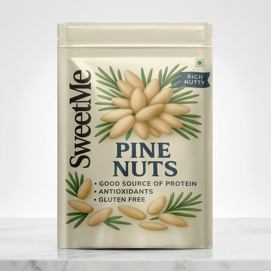 Sweetme Premium Pine Nuts | Crunchy Chilgoza 100g