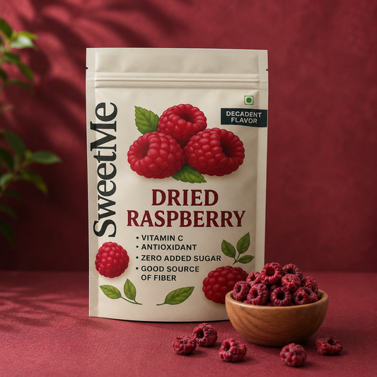 Sweetme Dried Raspberries | Premium Superfruit 100g