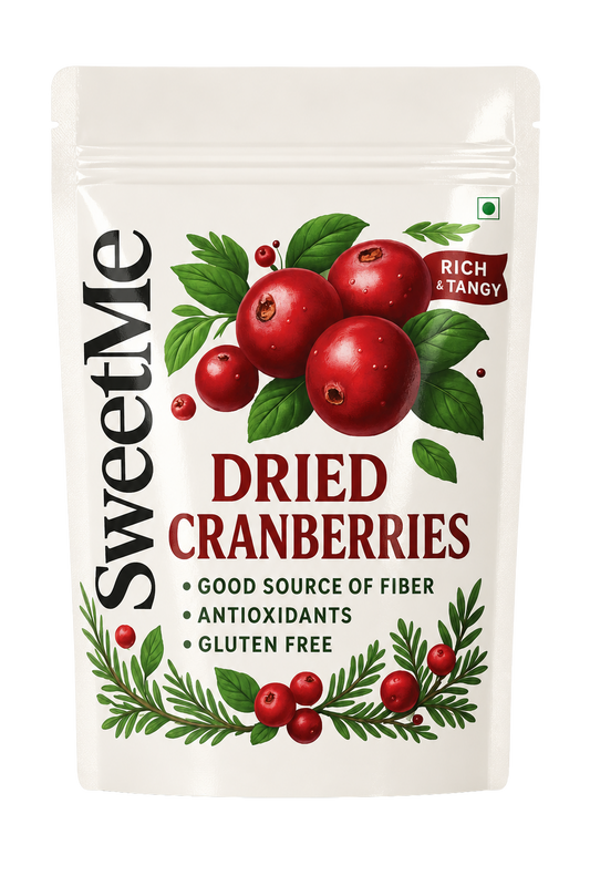 Dried Cranberries Sliced – Premium Sweet & Tangy Cranberry Slices | Healthy Snack, Baking & Salad Topping
