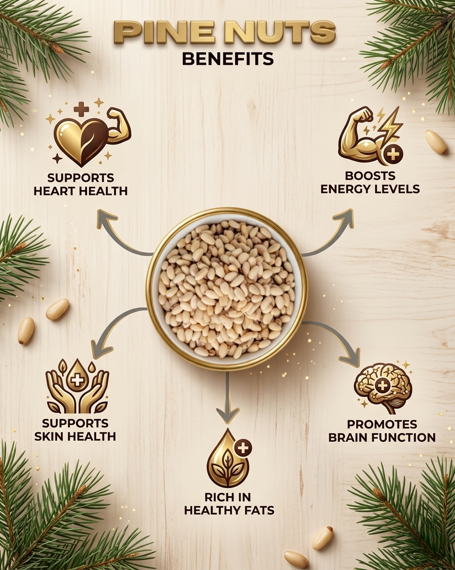 Sweetme Premium Pine Nuts | Crunchy Chilgoza 100g