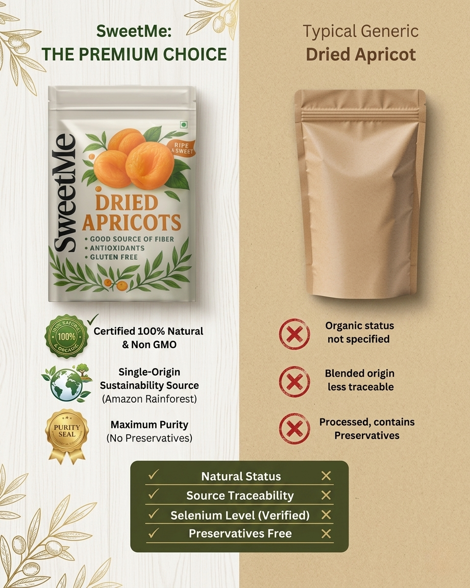Sweetme Dried Turkish Apricots | Premium Khumani 1kg