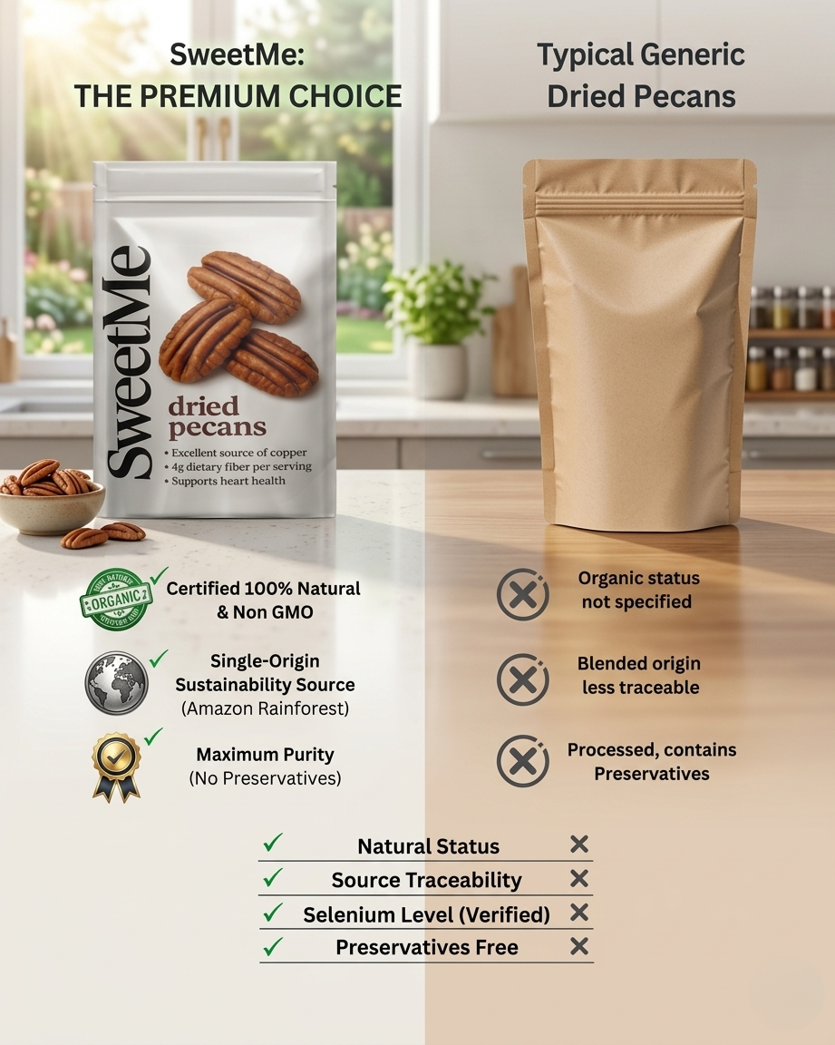 Sweetme Jumbo Pecans | Crunchy Premium Pecans 200g