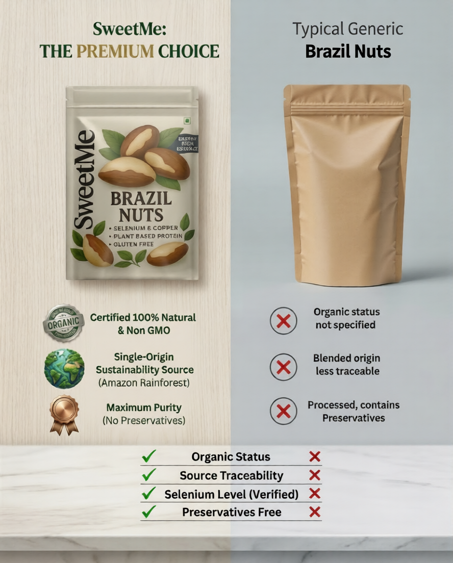 Sweetme Jumbo Brazil Nuts | Premium Brazil Nuts 250g