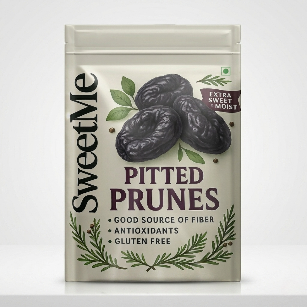 Sweetme Premium Pitted Prunes | Soft & Moist Prunes 200g