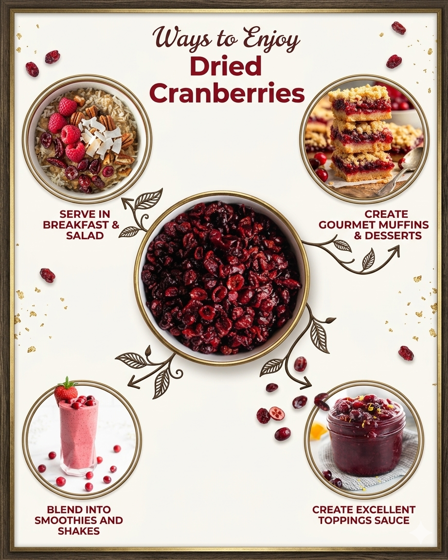 Dried Cranberries Sliced (200g)